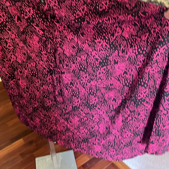 NWT So Pretty Heart Print Torrid Floral Long Sleeve  Adjustable Zip Dress Sz 5 - Picture 5 of 11